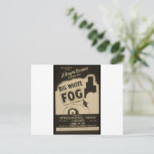 Big White Fog Briefkaart (Staand voorkant)
