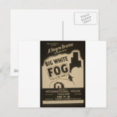 Big White Fog Briefkaart (Voorkant / Achterkant)