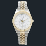 big white music clef horloge<br><div class="desc">music lover watch</div>