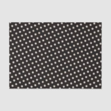 Big White Polka Dots on Black