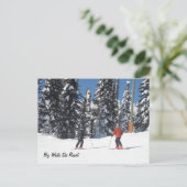 Big White Ski Resort Briefkaart (Staand voorkant)