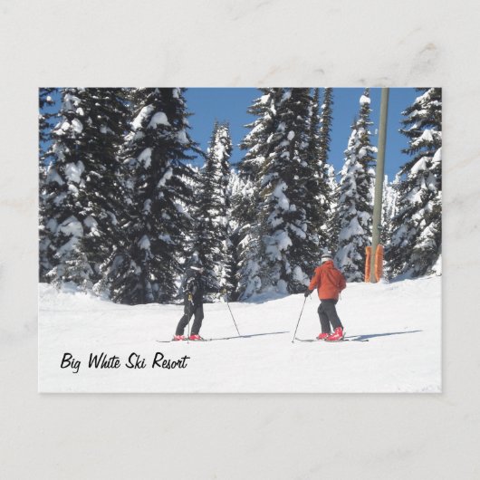 Big White Ski Resort Briefkaart (Voorkant)
