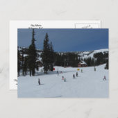 Big White Ski Scene Briefkaart (Voorkant / Achterkant)