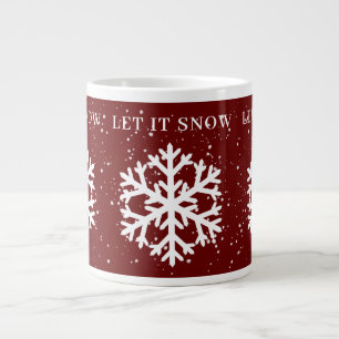 Big White Snowflake, LAAT HET SNEEUW Grote Koffiekop