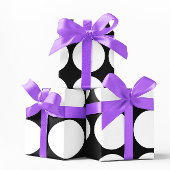 Big White Stippen Cadeaupapier