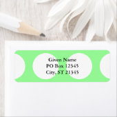 Big White Stippen Etiket (Insitu)