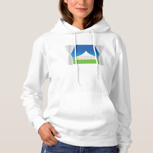Big White Tent Hoodie (Voorkant)
