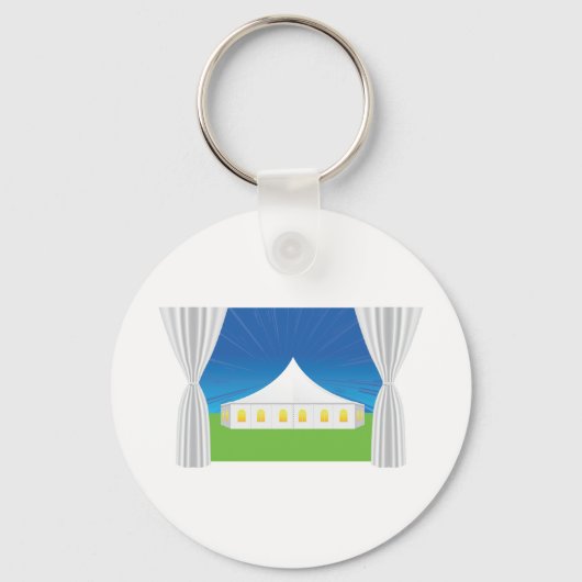 Big White Tent Sleutelhanger (Voorkant)
