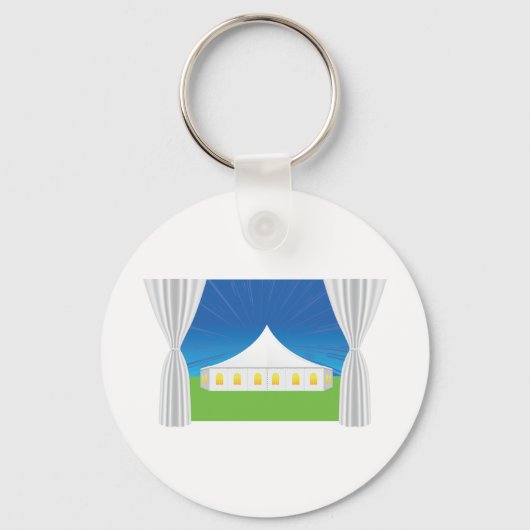 Big White Tent Sleutelhanger (Achterkant)