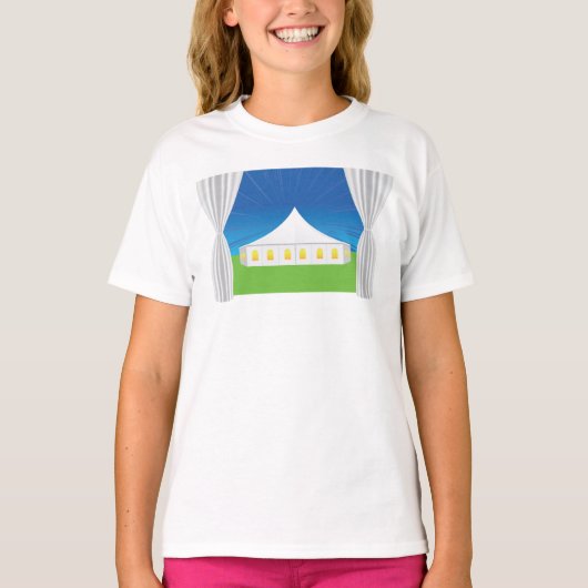 Big White Tent T-Shirt (Voorkant)