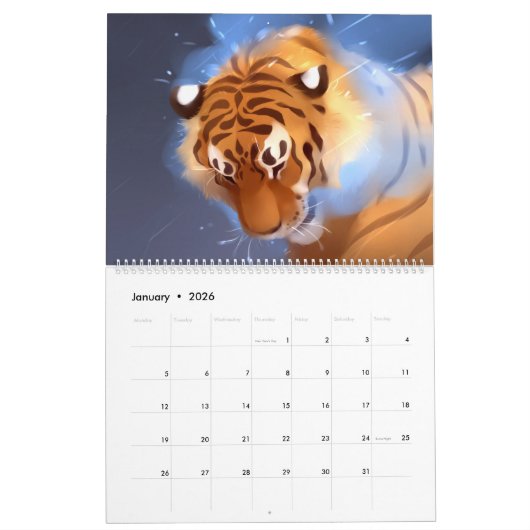 Big Wild Cats - Agenda 2019 Kalender (Jan 2026)
