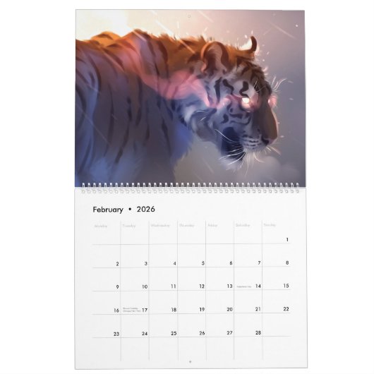 Big Wild Cats - Agenda 2019 Kalender (Feb 2026)