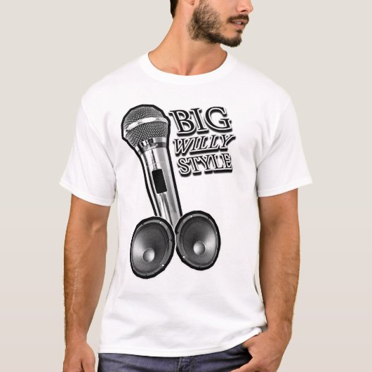 Big Willy style — RAP HIP HOP MC GRIME shirt (Voorkant)