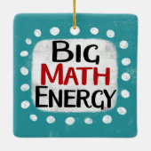 Big Wiskunde Energy Ornament (Achterkant)