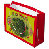 Big Wolf sigarenlabel Groot Cadeauzakje (Achterkant Gekanteld)