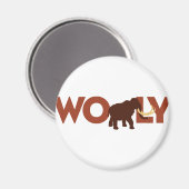 Big Wooly Mammoth Magneet (Voorkant / Achterkant)