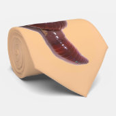 Big Worm Beige Stropdas (Opgerold)
