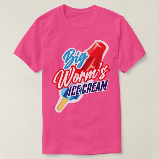 Big Worms Ice Cream T-shirt (Design voorkant)