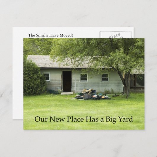 Big Yard - Kaart voor adreswijziging (Voorkant / Achterkant)