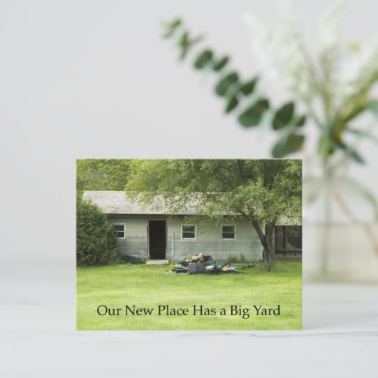 Big Yard - Kaart voor adreswijziging (Staand voorkant)