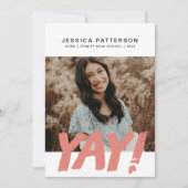 Big YAY Afstuderen Aankondiging (Voorkant)