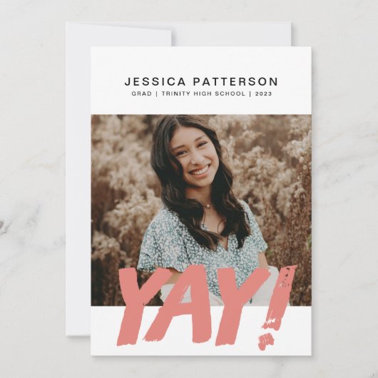 Big YAY Afstuderen Aankondiging (Voorkant)