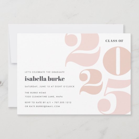 Big Year | Afstudeerpartij Kaart (Voorkant)