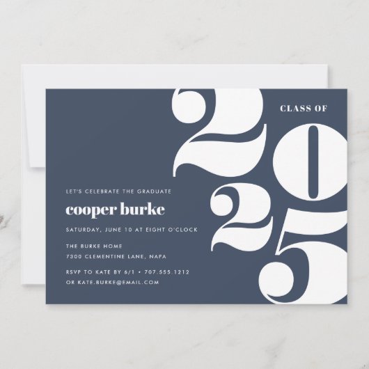 Big Year | Oproep van de GraduPartij Kaart (Voorkant)