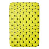 Big Yellow Allover-Large Bath Mat (Voorkant Verticaal)