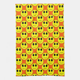 Big Yellow Allover Oranje-Kitchen Towel Theedoek