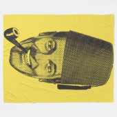 BIG YELLOW BOB BLANKEY FLEECE DEKEN (Voorkant (Horizontaal))