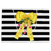 Big Yellow Bow, aangepast cadeau Large Cadeautasje (Achterkant)