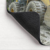 Big Yellow Bulldozer Tractor Heavy Equipment Muismat (Hoek)