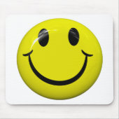 Big Yellow Face Mousepad Muismat (Voorkant)