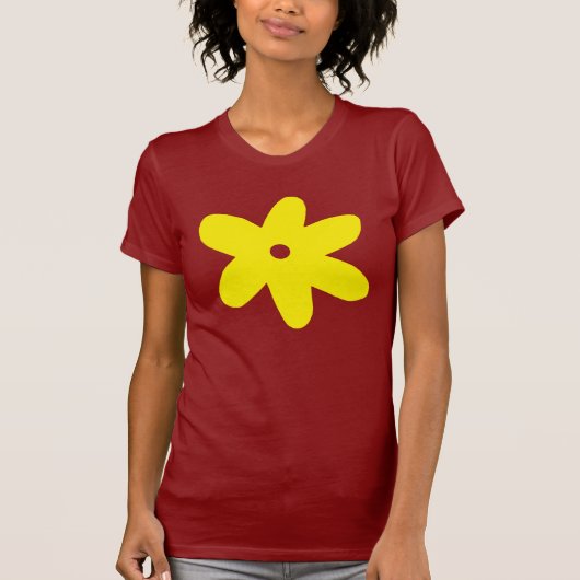 Big Yellow Flower T-shirt (Voorkant)