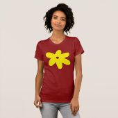 Big Yellow Flower T-shirt (Voorkant volledig)