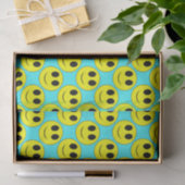 Big Yellow Happy Face Allover Tissuepapier (Geschenk)