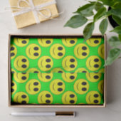 Big Yellow Happy Face Allover Tissuepapier (Geschenk)