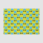 Big Yellow Happy Face Allover Tissuepapier (Voorkant)