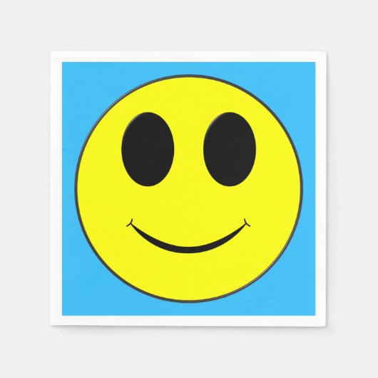 Big Yellow Happy Face Servet (Voorkant)