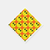 Big Yellow Happy Face Servetten (Hoek)