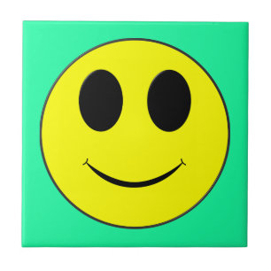 Big Yellow Happy Face Tegeltje