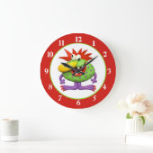 Big Yellow Nose Monster Grote Klok (Huis)