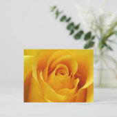 Big Yellow Rose Briefkaart (Staand voorkant)