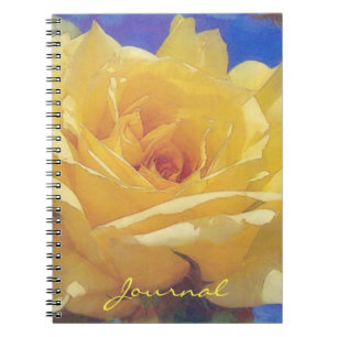 Big Yellow Rose Flower Journal-Notitieboek Notitieboek