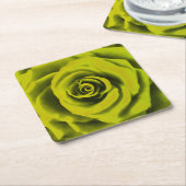 Big Yellow Rose Kartonnen Onderzetters (Schuin)
