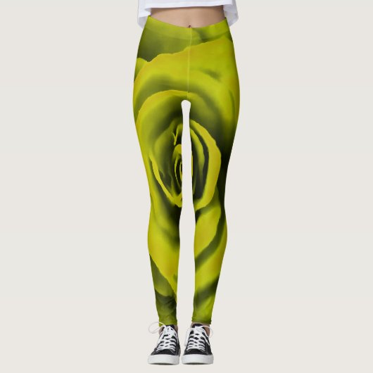 Big Yellow Rose Leggings (Voorkant)