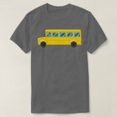 Big Yellow School Bus Driver die kind terugneemt n T-shirt (Design voorkant)
