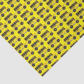 Big Yellow School Bus Driver Teacher Education Tissuepapier (Detail)