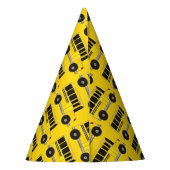 Big Yellow School Bus Education Teacher Bus Driver Feesthoedjes (Achterkant)